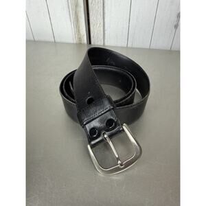 Vintage Lejon Italian Calfskin Leather Belt Mens Sz 38 Black Nordstrom